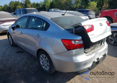 2016 Kia Rio Lx из США, поврежденный, VIN KNADM4A30G6595300